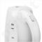 Camry Kettle CR 1255  Standard, Plastic, White, 2200 W, 360° rotational base, 1.7 L