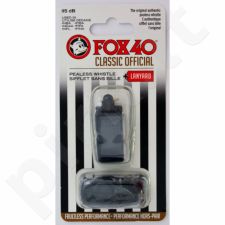 Švilpukas FOX Classic + virvutė 9901-0008 juoda