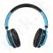 ART Bluetooth Headphones with microphone AP-B04 black/blue