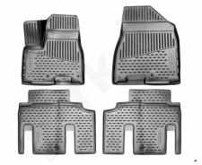 Guminiai kilimėliai 3D KIA Carnival 2015->,  4 pcs. /L38003G /gray