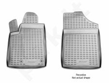 Guminiai kilimėliai 3D KIA Bongo 3 2011->, 2 pcs. /L38022G /gray