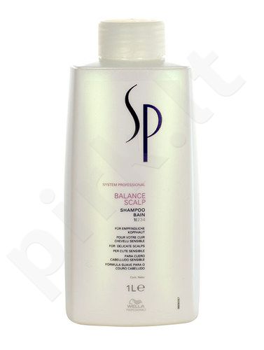 Wella SP Balance Scalp, šampūnas moterims, 1000ml