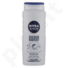 Nivea Men Silver Protect, dušo želė vyrams, 500ml