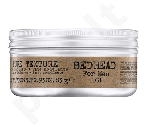 Tigi Bed Head Men, Pure Texture, For Definition and plaukų formavimui vyrams, 83g