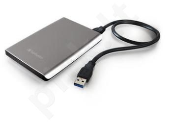 Išorinis diskas Verbatim Store 'n' Go Ultra Slim 2.5',500GB, USB3.0, Sidabrinis