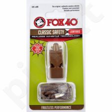 Švilpukas FOX Classic + virvutė 9903-1208 auksinės spalvos