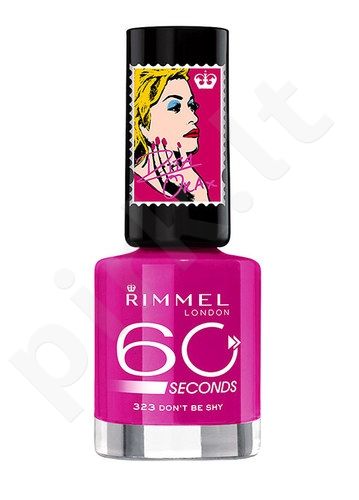 Rimmel London 60 Seconds, By Rita Ora, nagų lakas moterims, 8ml, (873 Breakfast In Bed)