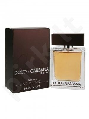 Dolce&Gabbana The One For Men, tualetinis vanduo vyrams, 50ml