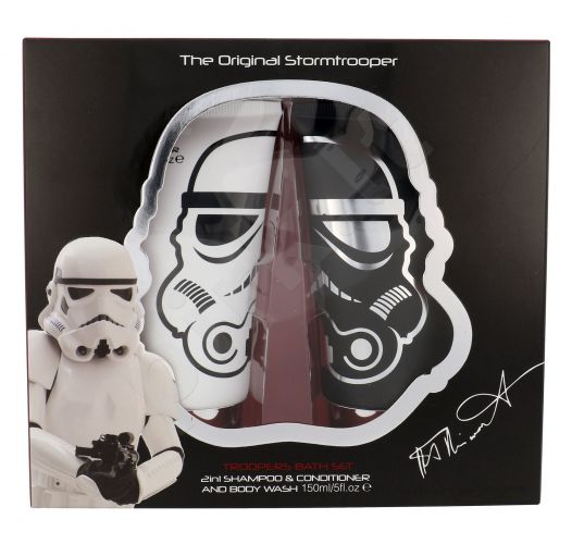 Star Wars Stormtrooper, rinkinys šampūnas vaikams, (šampūnas 2 in 1 150 ml + dušo želė 150 ml)