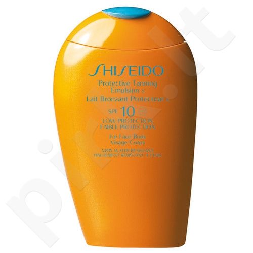 Shiseido Protective Tanning emulsija SPF10, kosmetika moterims, 150ml