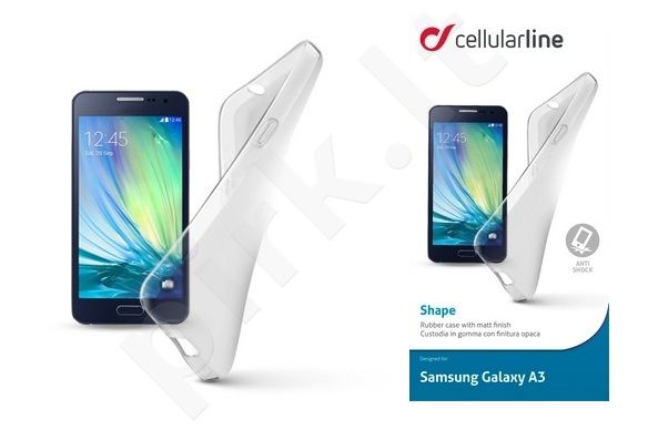 Samsung Galaxy A3 dėklas SHAPE Cellular permatomas