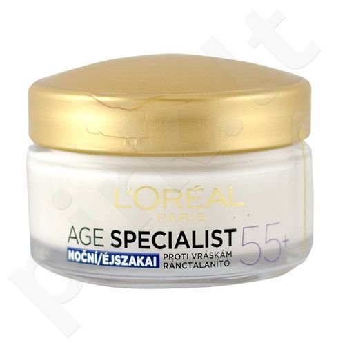 L´Oréal Paris Age Specialist, 55+, naktinis kremas moterims, 50ml