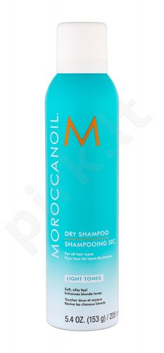 Moroccanoil Dry Shampoo, Light Tones, sausas šampūnas moterims, 205ml
