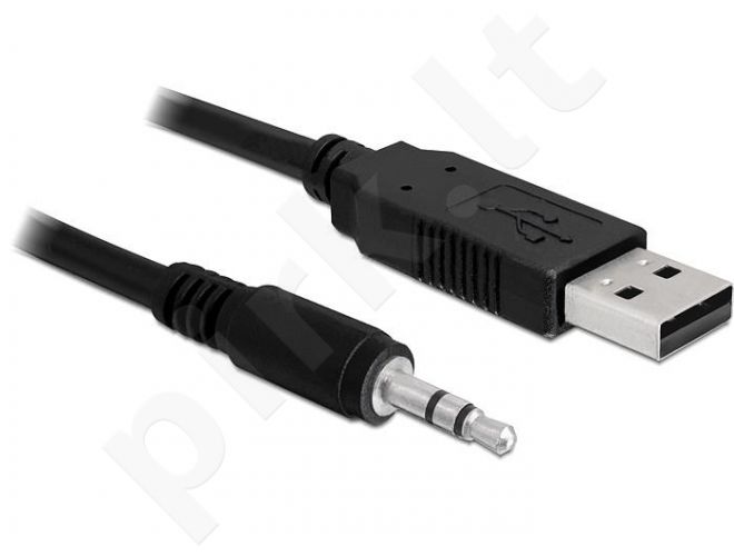 Delock Converter USB 2.0 male > Serial-TTL 3.5 mm stereo jack 1.8 m (5 V)