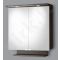 Pakabinama vonios spintelė su veidrodinėmis durimis, apšvietimu ir rozete Riva SV 65-11 dark