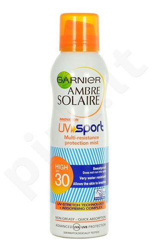 Garnier Ambre Solaire, UV Sport Protection Mist SPF30, Sun kūno losjonas moterims, 200ml