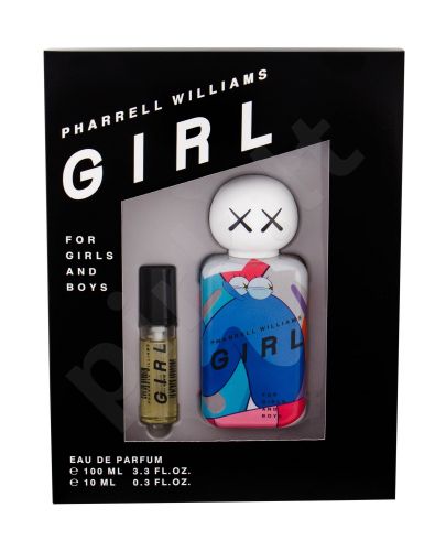 Pharrell Williams Girl, rinkinys kvapusis vanduo moterims ir vyrams, (EDP 100 ml + EDP 10 ml)