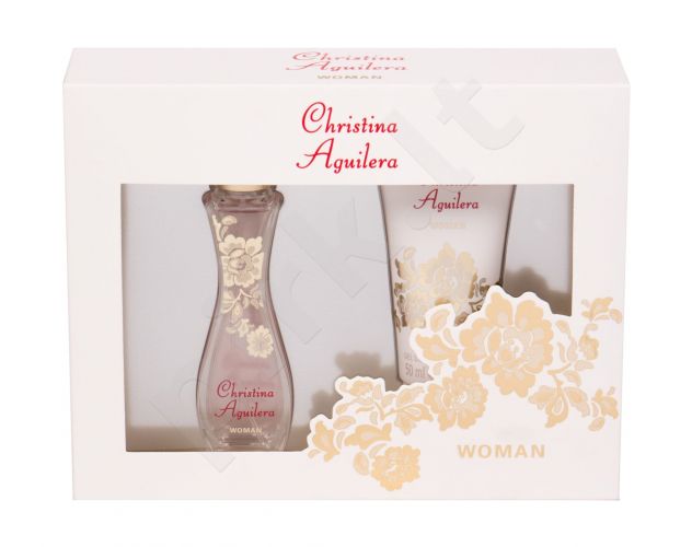 Christina Aguilera Woman, rinkinys kvapusis vanduo moterims, (EDP 30 ml + dušo želė 50 ml)