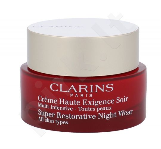 Clarins Super Restorative, naktinis kremas moterims, 50ml, (Testeris)