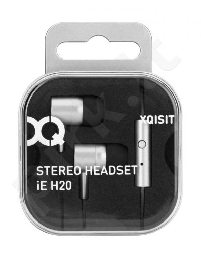 XQISIT iE H20 įstatomos ausinės, sidabri
