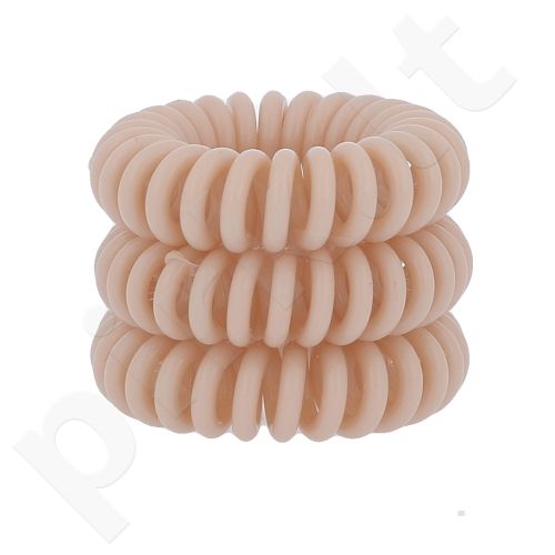 Invisibobble The Traceless Hair Ring, plaukų Ring moterims, 3pc, (To Be Or Nude To Be)