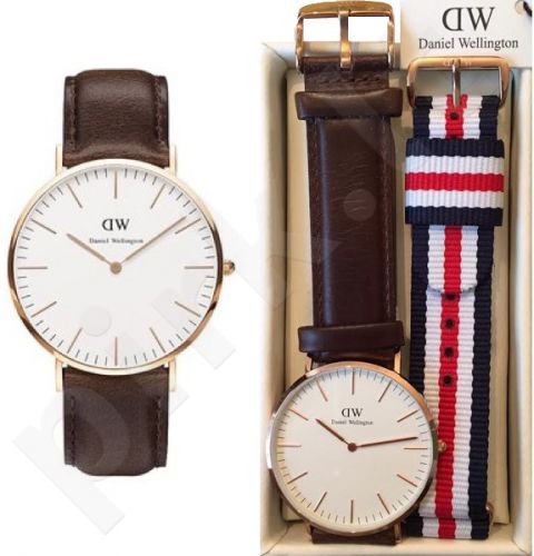 DANIEL WELLINGTON 0109DW BRISTOL laikrodis apyrankė Pirk.lt parduotuvė