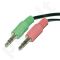 Stereo ausinės su mikrofonu Vakoss Garsumo valdymas SK-601HV Juoda