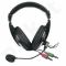 Stereo ausinės su mikrofonu Vakoss Garsumo valdymas SK-601HV Juoda