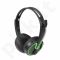 Stereo ausinės su mikrofonu MSONIC Garsumo valdymas MH563KE juoda-žalios