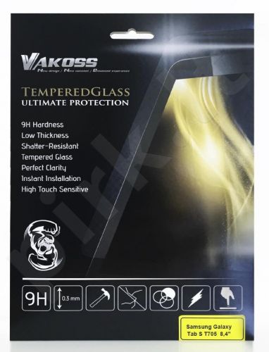 Apsauginis grūdintas stiklas Vakoss Tablet Samsung Galaxy Tab S T705 8,4'', 9H