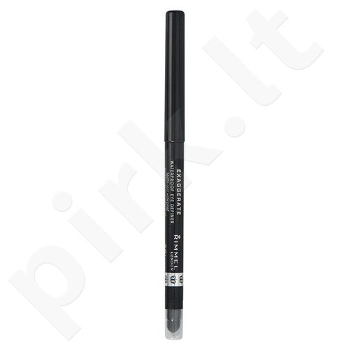 Rimmel London Exaggerate, akių kontūrų pieštukas moterims, 0,28g, (262 Blackest Black)