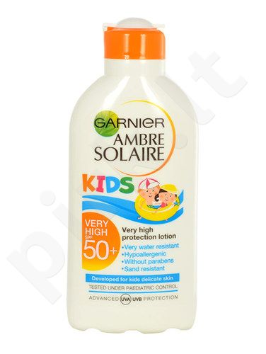 Garnier Ambre Solaire Kids, Protection Lotion SPF50+, Sun kūno losjonas vaikams, 200ml