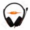 Stereo ausinės su mikrofonu MSONIC Garsumo valdymas MH563KO juoda-oranžinis