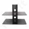 ART Sieninis Double Shelf D-50N 20KG to DVD/TUNER black