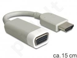 Delock adapter HDMI-A male > VGA female (15cm)