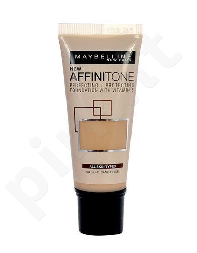 Maybelline Affinitone, makiažo pagrindas moterims, 30ml, (17 Rose Beige)