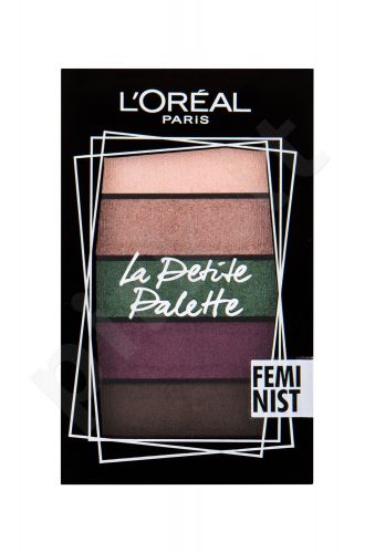 L´Oréal Paris La Petite Palette, akių šešėliai moterims, 4g, (Feminist)