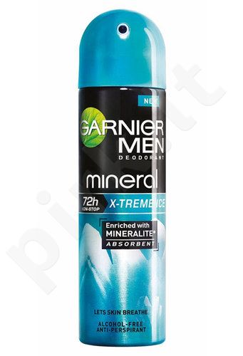 Garnier Men dezodorantas Mineral X-treme Ice, kosmetika vyrams, 150ml
