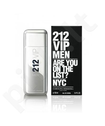 Carolina Herrera 212 VIP Men, tualetinis vanduo vyrams, 200ml