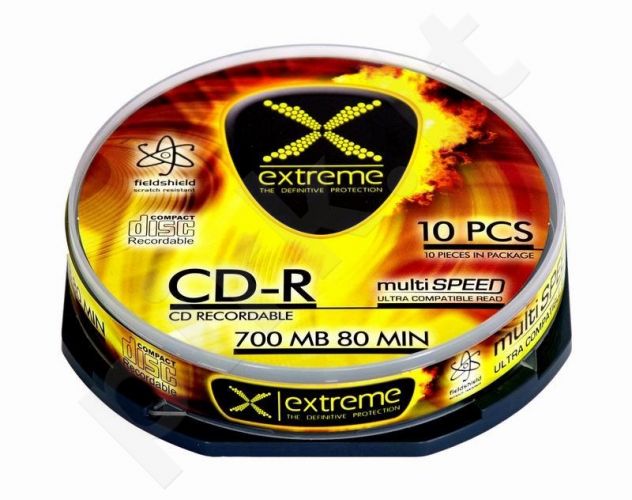 CD-R Extreme [ cake box 10 | 700MB | 52x ]