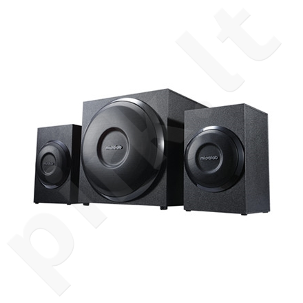 Microlab M-110 2.1 Speakers/ 10W RMS (2,5Wx2+5W)/ Black/ Wooden