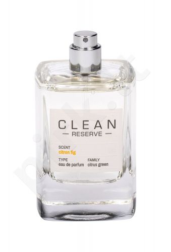 Clean Clean Reserve Collection, Citron Fig, kvapusis vanduo moterims ir vyrams, 100ml, (Testeris)