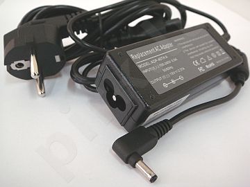 Notebook power supply ASUS 220V, 45W: 19V, 2.37A