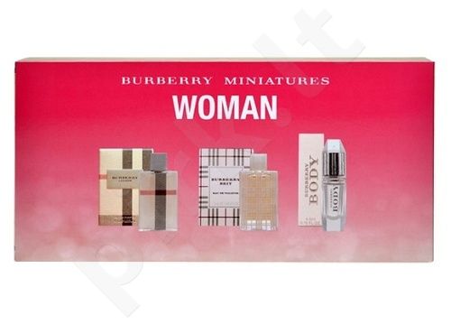 Burberry Mini Set rinkinys moterims, (EDP 4,5ml LONDON + 5ml EDT Brit + 4,5ml EDP Body)