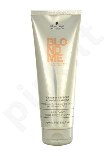 Schwarzkopf Blond Me, Keratin Restore Blonde Shampoo, šampūnas moterims, 250ml