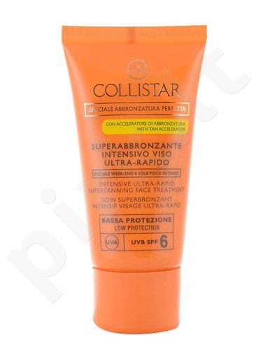 Collistar Special Perfect Tan, Intensive Supertanning Face Treatment SPF6, veido apsauga nuo saulės moterims, 50ml