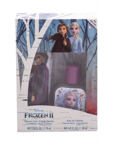 Disney Frozen II, rinkinys tualetinis vanduo vaikams, (EDT 30 ml + dušo želė 70 ml)