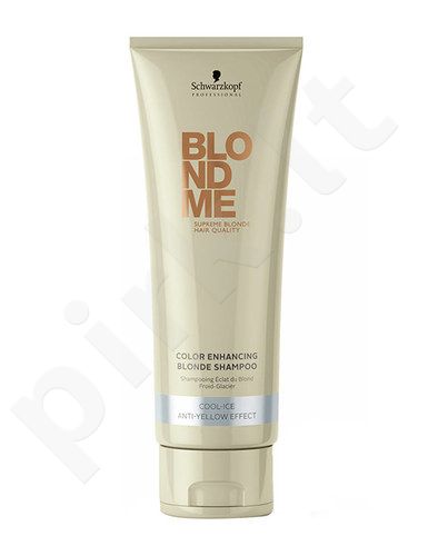 Schwarzkopf Blond Me, Color Enhancing Blonde Cool-Ice Shampoo, šampūnas moterims, 250ml