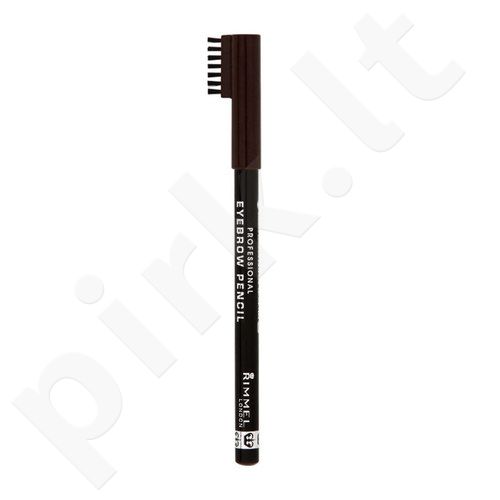 Rimmel London Professional Eyebrow Pencil, antakių kontūrų pieštukas moterims, 1,4g, (001 Dark Brown)