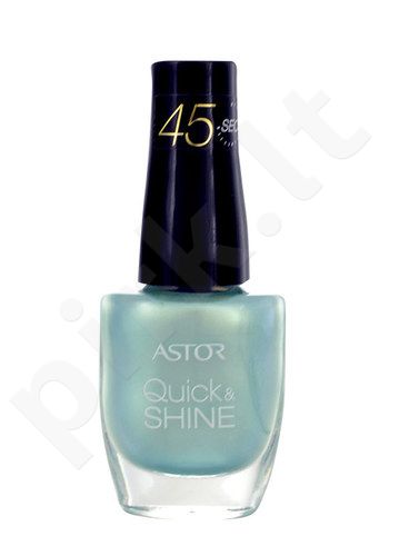 ASTOR Quick & Shine, nagų lakas moterims, 8ml, (601 Alluring Blue)